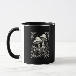 Cottagecore-Ästhetik Pilz Goblincore Mykologie Tasse
