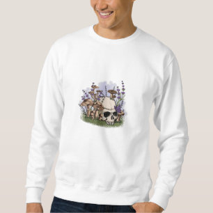 Cottagecore-Ästhetik Pilz-Mann Goblincore Fantasie Sweatshirt