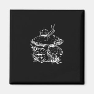 Cottagecore-Ästhetik-Pilz-Schnecke-Pilze-Goblinc Magnet