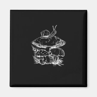 Cottagecore-Ästhetik-Pilz-Schnecke-Pilze-Goblinc Magnet