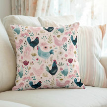 Cottagecore-Blumenhuhn