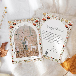 Cottagecore Boho Erdiges Laub Foto Weihnachten