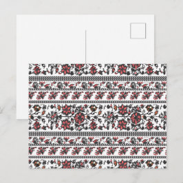 Cottagecore-Botanik-Blumenmuster Einladungspostkarte