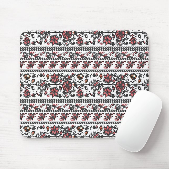 Cottagecore-Botanik-Blumenmuster Mousepad (Mit Mouse)
