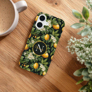 Cottagecore Design Zitronen Muster iPhone Hülle iPhone 16 Hülle