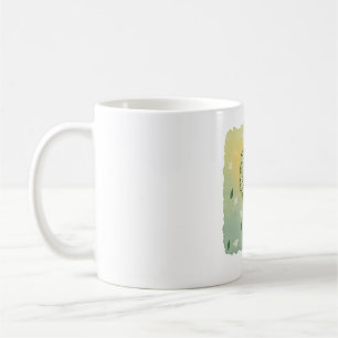 Cottagecore-entspannte Frosch-Illustration Kaffeetasse