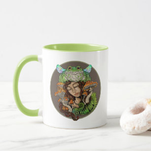 Cottagecore Fairy Frog Tasse