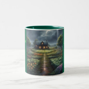 Cottagecore-Farm-Kaffee ist an guten Morgen Zweifarbige Tasse