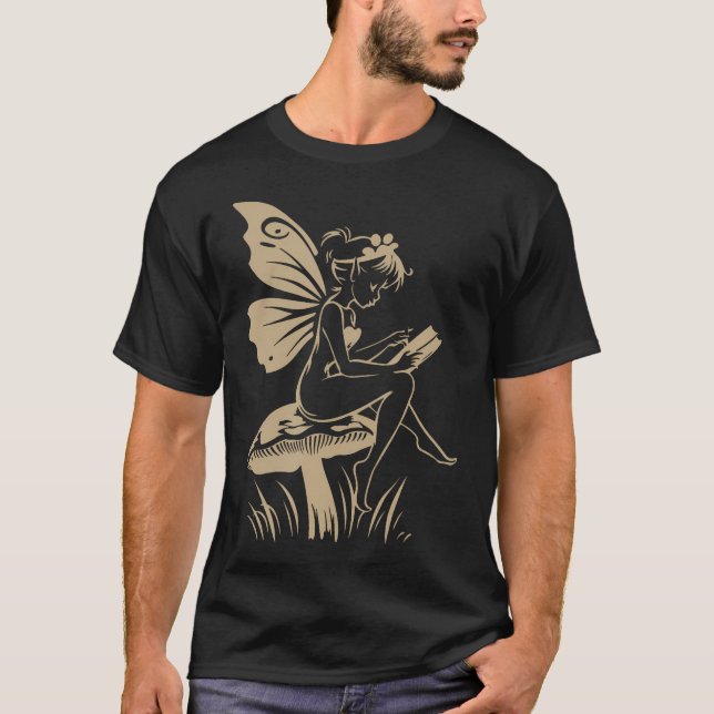 Cottagecore Feenpilz T-Shirt (Vorderseite)