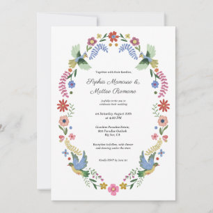 CottageCore Floral Wedding Einladung