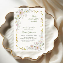 Cottagecore Fresh Off the Market Brautparty