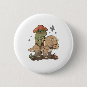 Cottagecore-Frosch-Ästhetik-Pilz-Cute-Goblinco Button