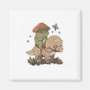 Cottagecore-Frosch-Ästhetik-Pilz-hübscher Goblinco Magnet