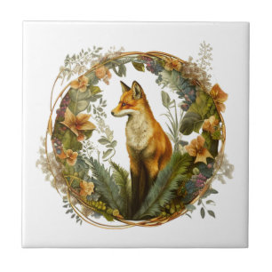 Cottagecore Fuchs Vintage Fliese