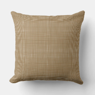 Cottagecore-Gingham-Weihnachten Goldgelb Kissen