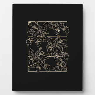 Cottagecore Goblincore Ästhetik Erdbeeren Fotoplatte