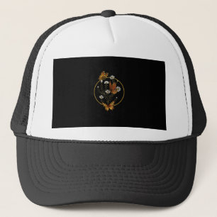 Cottagecore Goblincore Fairycore Grafik Blumen Bu Truckerkappe