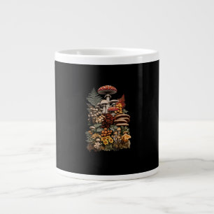 Cottagecore Goblincore Pilzesuche Jumbo-Tasse