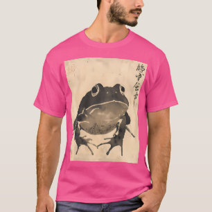 Cottagecore Grumpy Frog Kanji Japanisch Art Matsum T-Shirt