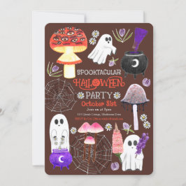 Cottagecore Halloween Ghouls Dark Einladung