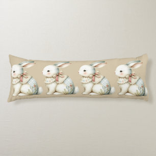 Cottagecore-Hasen-Charm-Babydecke Seitenschläferkissen