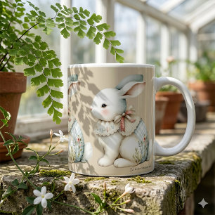 Cottagecore-Hasen-Charm Kaffeetasse