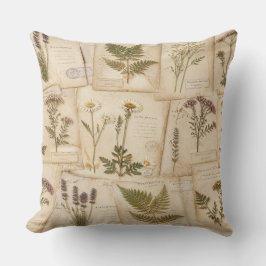 Cottagecore Herbarium Pillow Kissen