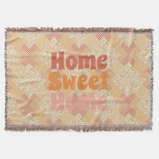 Cottagecore Herbst Floral Patchwork Quilt Muster Decke
