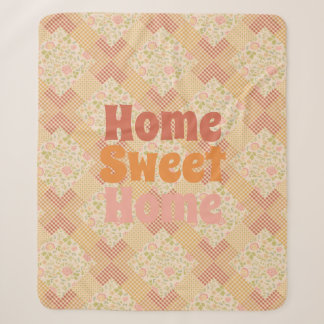 Cottagecore Herbst Floral Patchwork Quilt Muster Sherpadecke
