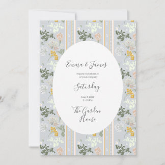 Cottagecore-Hochzeitseinladung | Wildblumen-Blumen Einladung