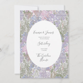Cottagecore-Hochzeitseinladung | Wildblumen-Blumen Einladung