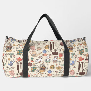 Cottagecore-Hühnerstall-Farmhouse-Enten Duffle Bag