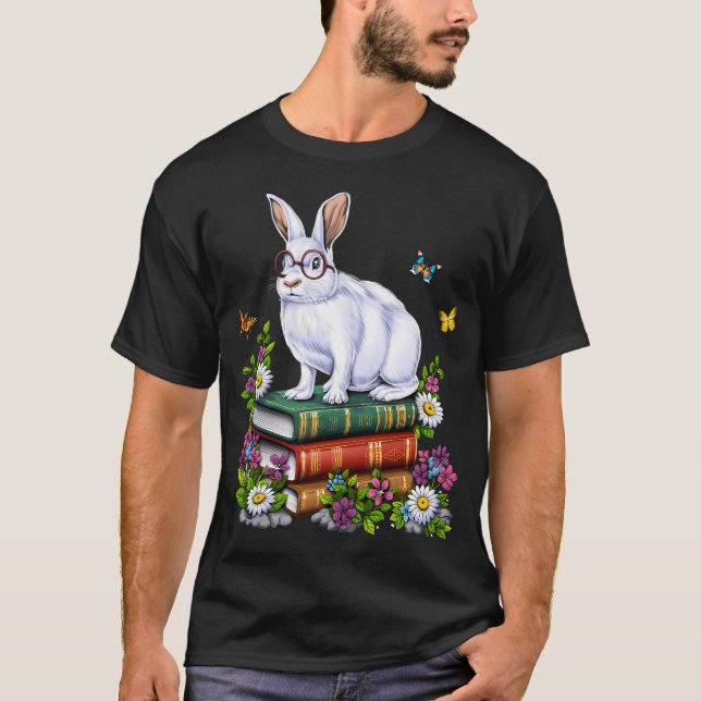 Cottagecore Kaninchen T-Shirt (Vorderseite)