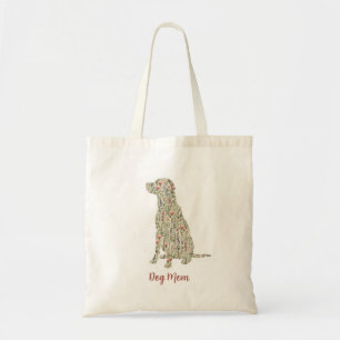 Cottagecore Labrador Retriever Wildflower Hundemam Tragetasche