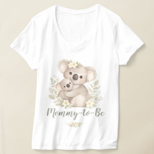 Cottagecore-Mama-wird-Es-Koala-Knuddelt-Baby-Party T-Shirt