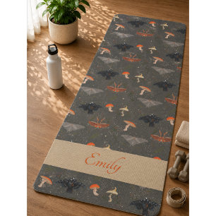 Cottagecore-Motten-Schmetterlings-Muster-Yogamatte Yogamatte