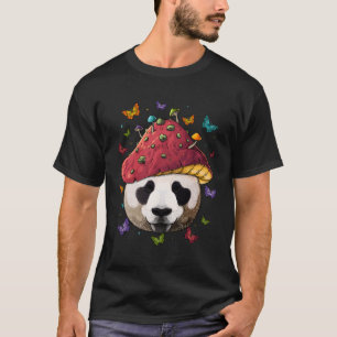 CottageCore Panda Ästhetische Pilze Goblincore T-Shirt