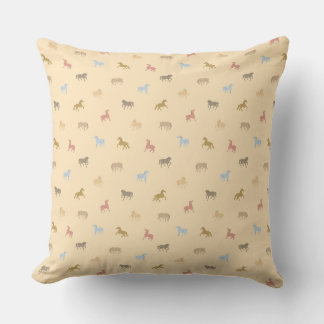 Cottagecore-Pastell-Western-Wildpferde Kissen