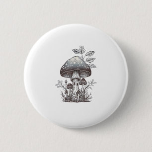 Cottagecore Pilz Goblincore Ästhetik Pilz Button