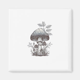 Cottagecore Pilz Goblincore Ästhetik  Pilz Magnet