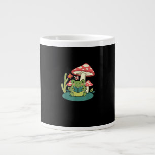Cottagecore Pilz Wald Kröte Goblincore Mykologie Jumbo-Tasse