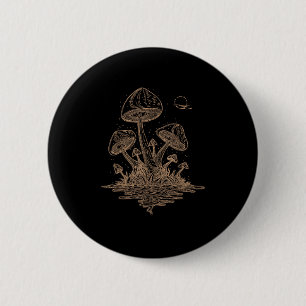Cottagecore Pilze Fungi Goblincore Ästhetik Button