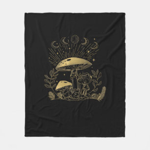 Cottagecore Pilze Fungi Goblincore Ästhetik Fleecedecke