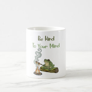 Cottagecore-Psychische Gesundheit Selbstfürsorge F Kaffeetasse