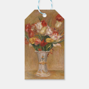 Cottagecore Renoir Blumen Vintage Tulpen Kunst Geschenkanhänger
