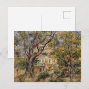 Cottagecore Renoir Goldene Sommerlandschaft Postkarte