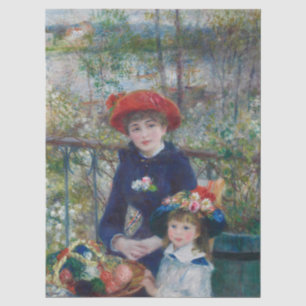 Cottagecore Renoir Schwestern Garten Landschaft Seidenpapier