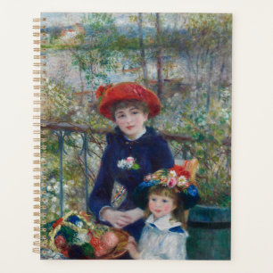 Cottagecore Renoir-Schwestern-Gartenlandschaft Planer