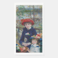 Cottagecore Renoir-Schwestern-Gartenlandschaft