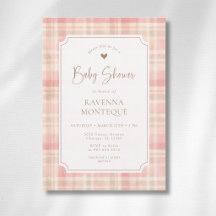 Cottagecore-Rosé-Elfenbein-Karo-Gold-Baby-Shower
